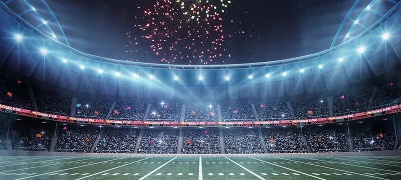 LAR sports betting stadium lights